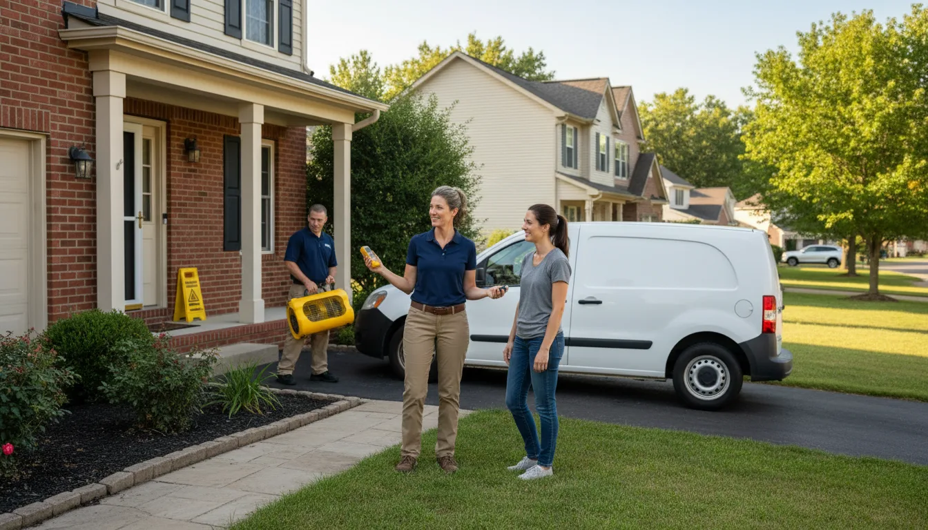 Water restoration image for Mildew Remediation in Stewartsville, NJ